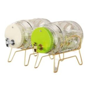 Distributeur de Jus en Verre avec Support – Image 3