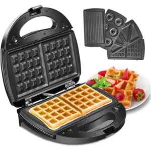 Gaufrier pour 2 Gaufres Belges Traditionnel – Image 2